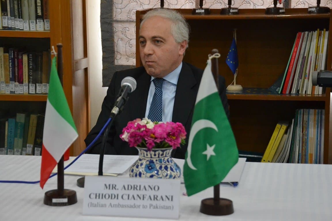 Lecture on "Italy-Pakistan Relations" by Mr. Adriano Chiodi Cianfarani, Italian Ambassador to Pakistan