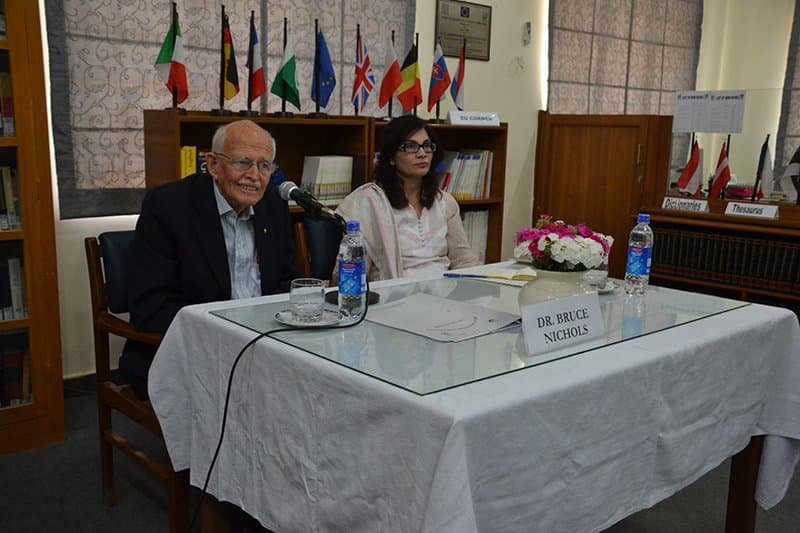 Lecture on “Role of Inter-religious Communities in Developing Social and Religious Harmony for the World Peace” by Dr. Bruce Nichols, Senior Advisor of Asia Theological Association and Senior Editor for ATA Publications, New Zealand